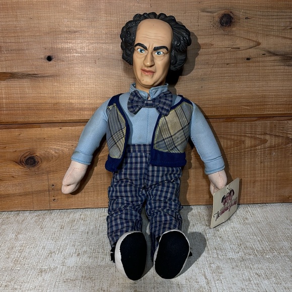 Vintage 1999 Three Stooges "Larry" ! New with tags old Stock! NWT - Picture 10 of 11